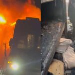 Kim Dracula, de justesse sauvée d’un incendie de bus, était bloquée derrière une porte fermée à clé.