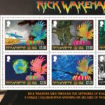 Rick Wakeman célébré par les timbres et pièces de l’Île de Man : une collection de timbres avec les œuvres de Roger Dean