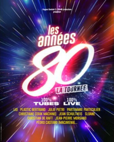 Concert LES ANNEES 80 – LA TOURNEE à AMNEVILLE LES THERMES